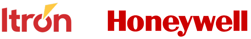 Itron and Honeywell logos